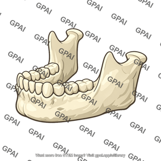 Robust hominin mandible