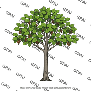 Red alder tree
