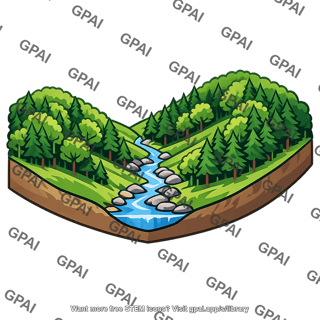 Forested drainage basin