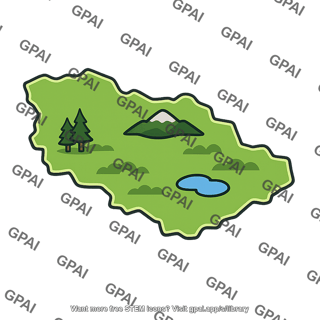 National park map area