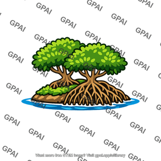 Mangrove island