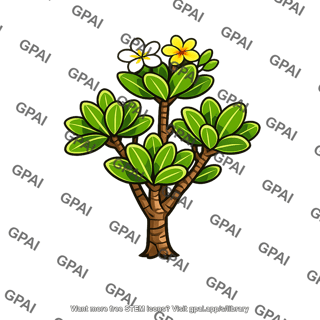 Plumeria tree