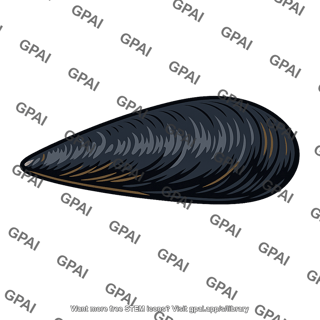 Mussel shell