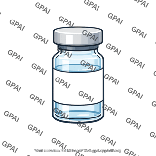 Drug company vaccine vial