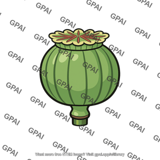 Opium poppy fruit