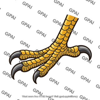 Bird foot perching