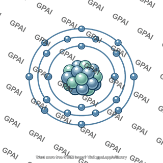 Stylized atom