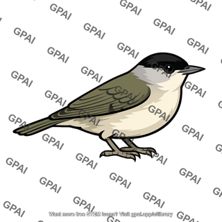Blackcap warbler