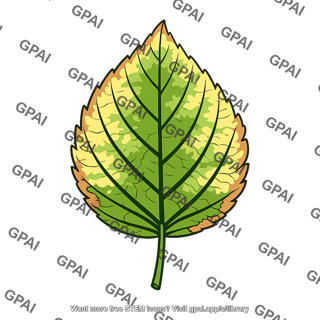 Mineral deficiency leaf