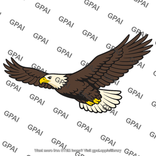 Eagle flying
