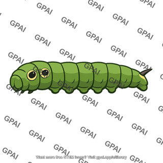 Hawkmoth larva nonvenomous