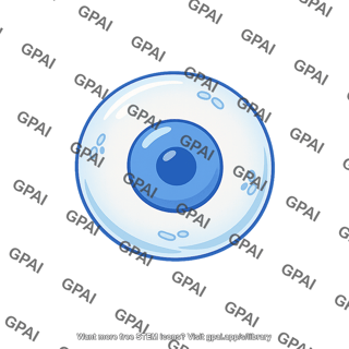 Blue eyeball
