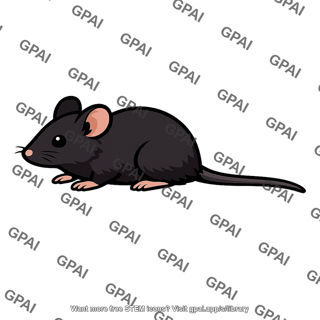 Mouse dark colored