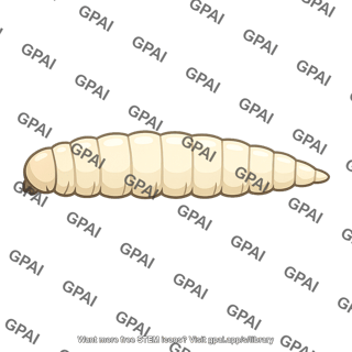 Fruit fly larva