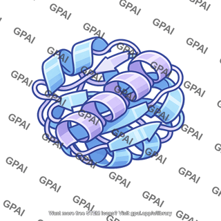 Globular protein ribbon
