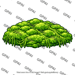 Alga overgrown