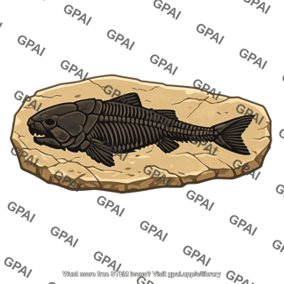 Placoderm fossil