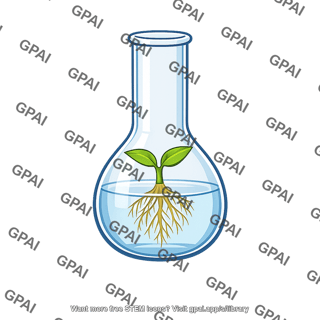 Hydroponic culture flask