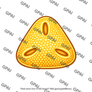 Triangular pollen grain