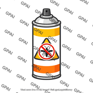 Insecticide spray container
