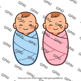 Identical twin infants