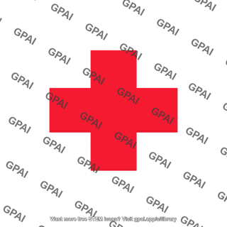 Red cross symbol