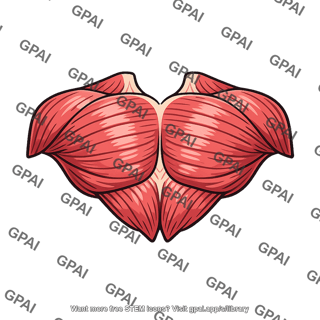 Pectoral muscle powerful