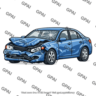 Car damaged