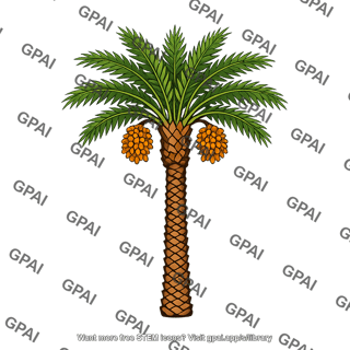 Date palm tree