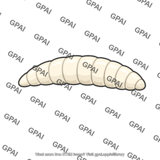 Maggot larva
