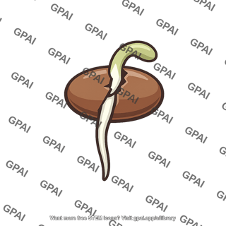 Germinating seed