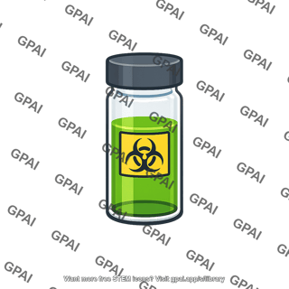 Chemical bioweapon vial