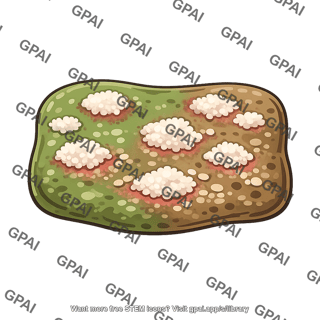 Frog skin infected