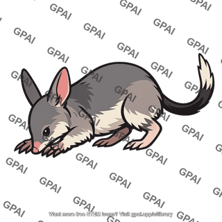 Greater bilby burrowing