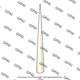 Needlelike tooth