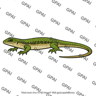 Lizard with legs
