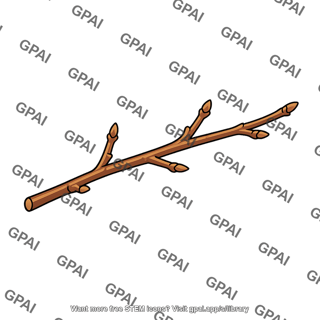 Twig with buds