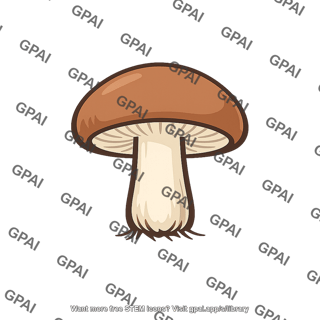 Fungus mushroom fruiting body