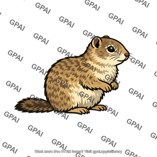 Female beldings ground squirrel