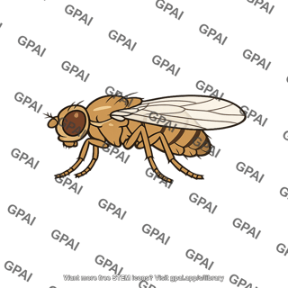 Fruit fly brown eyed