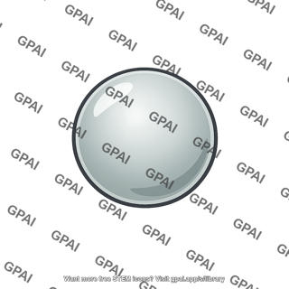 Magnesium atom sphere