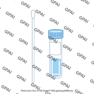 Medical swab and test tube