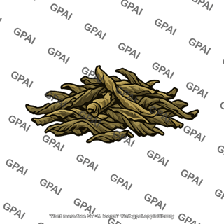 Dried tea leaves