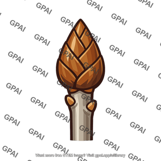 Apical bud brown scaled