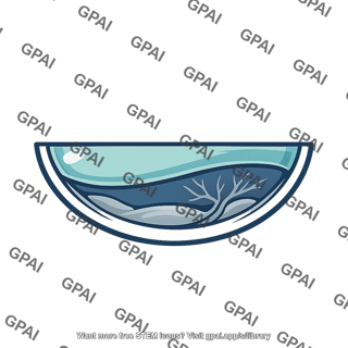 Semi circular landscape