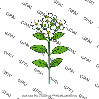 White flowered plant