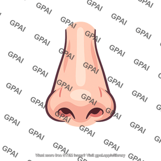 Human nose front