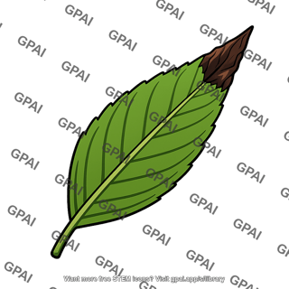 Leaf tip dead