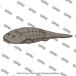 Armored jawless vertebrate