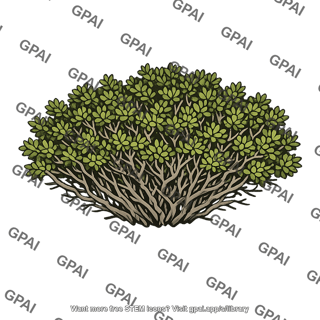 Chaparral shrub